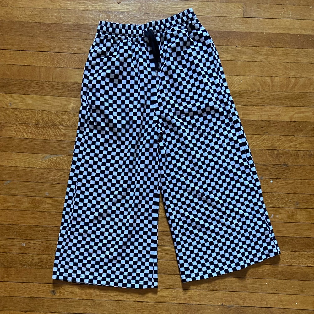 JOYRICH, culottes . Checkered black and white. Size small